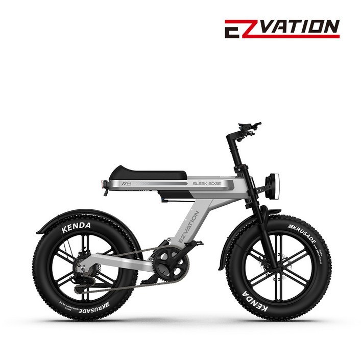 이지베이션 전기자전거 슬릭 엣지 AX8 자토바이, 사이버실버, 알루미늄