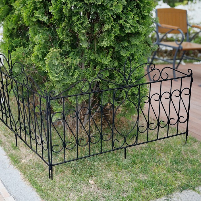 크라운 플랜트 파티션 5개 1세트 총 50044cm, 블랙