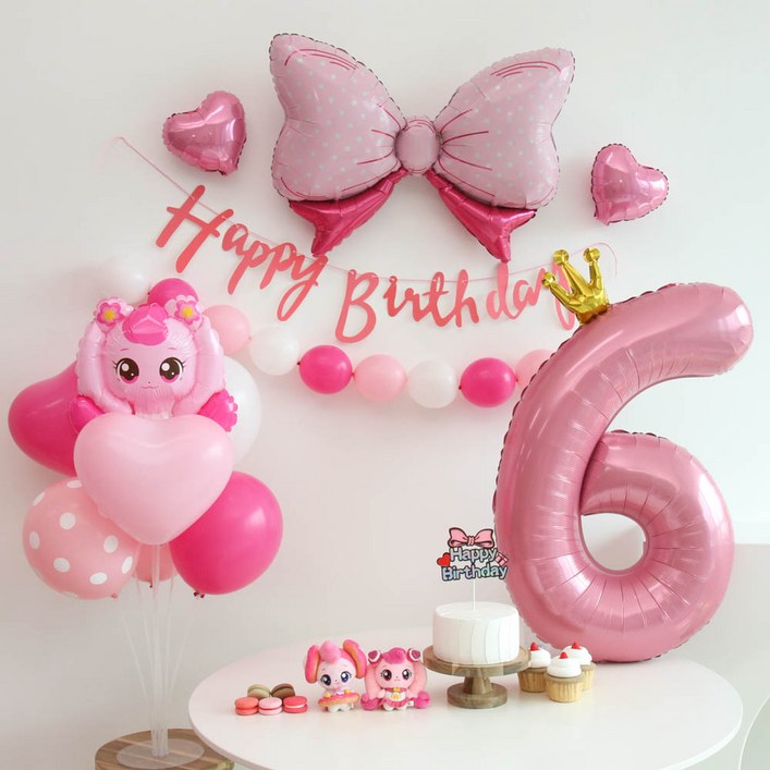 이벤트홀릭캐치티니핑 하츄핑 풍선 생일파티세트