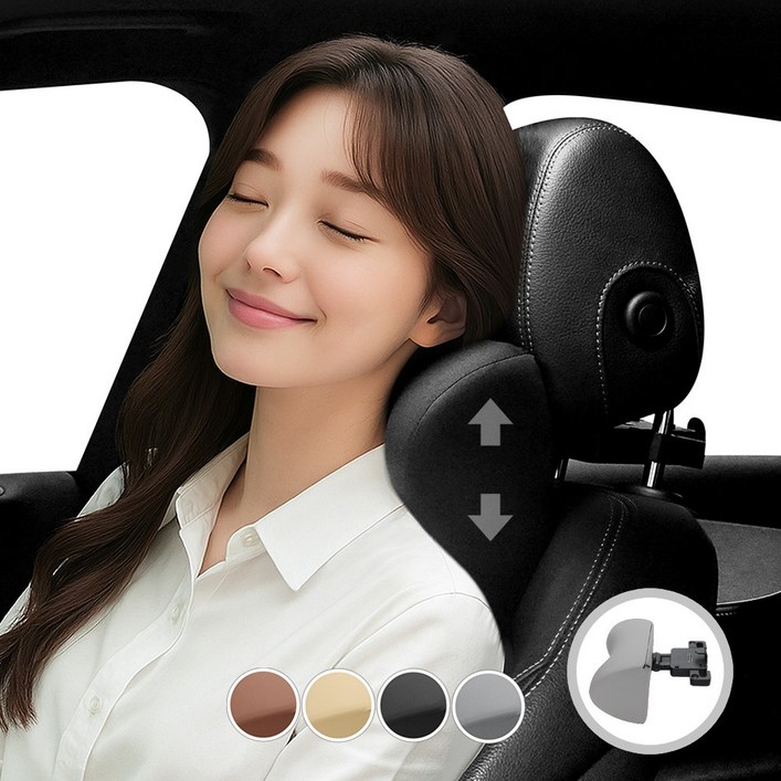 카사장 9단모션 메모리폼 극세사 차량용 목쿠션, 미디엄 그레이, 1개 카사장 9단모션 메모리폼 극세사 차량용 목쿠션, 미디엄 그레이, 1개
