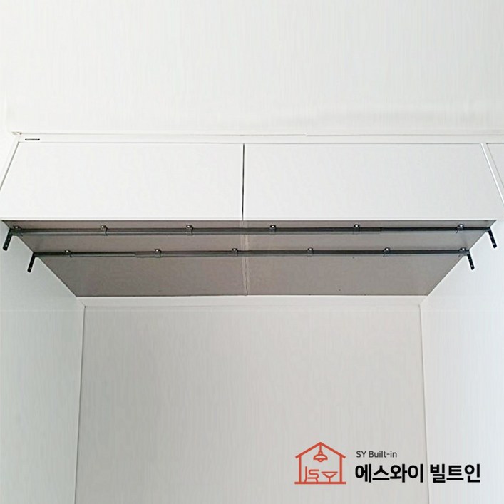 냉장고장 휨방지 철물 상부장 처짐방지 비스포크 냉장고 처짐보강철물 대자 W1410-2255mm