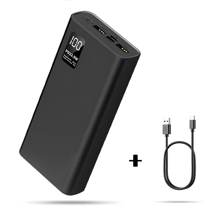 ZOZOFO 퀵차지 3.0 고속충전 PD 보조배터리 20000mAh PD 22.5W QC3.0 잔량표시