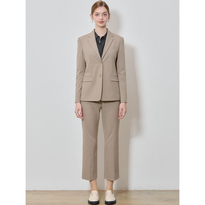 쉬즈미스 2SET 쉬즈미스SHESMISS   베이직 투버튼 셋업 재킷슬림 스트레이트 팬츠 2종세트 택가격57