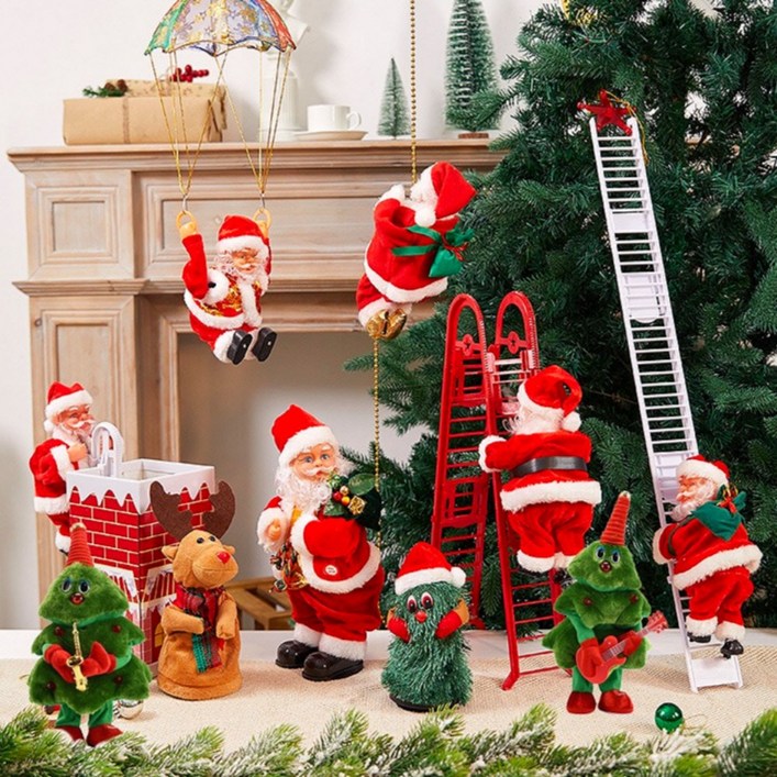 크리스마스 춤추는 인형 트월킹 산타 인형 움직이는 이벤트