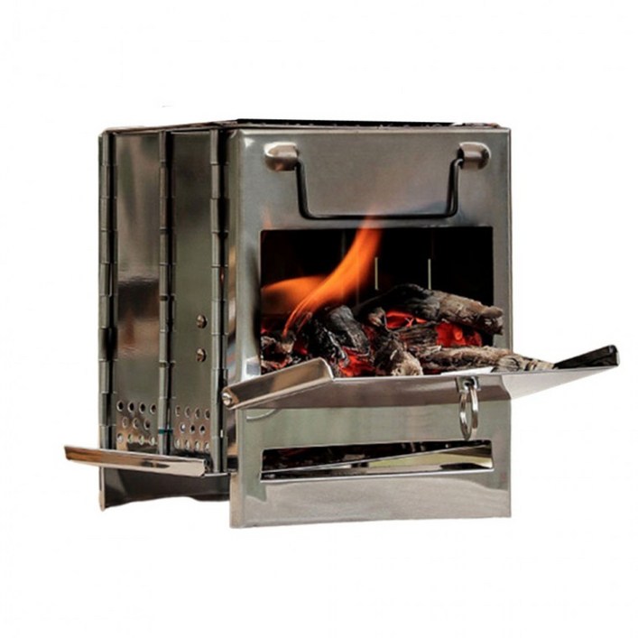 프리폼 폴딩 화로대가방 스테인레스 캠핑 아궁이, 1개, 단일상품