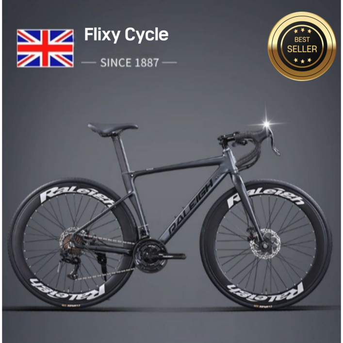 FLIXY 경량 고급형 픽시자전거 학생 성인 알루미늄 프레임 픽시 자전거, 1개, 167cm, 18단+ 블랙