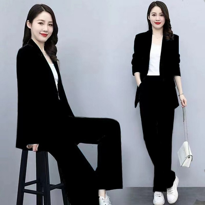 SALE-NEW 여자정장세트/봄여성상하세트/여성가을코트/여성 정장세트/여성오피스룩/여자오피스룩 /여자정장/고품질원단/폴리에스터/여성투피스세트/빅 사이즈 여성 의류/6XL