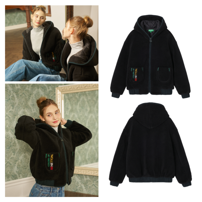 베네통스포츠 25FW 플리스 재킷