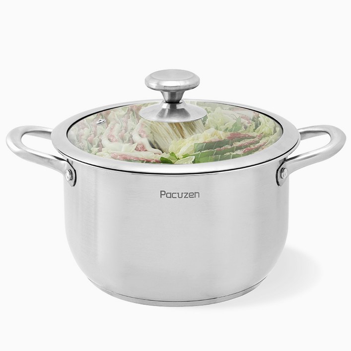 파쿠젠 IH 인덕션냄비 스텐냄비 양수 24cm 젖병소독냄비