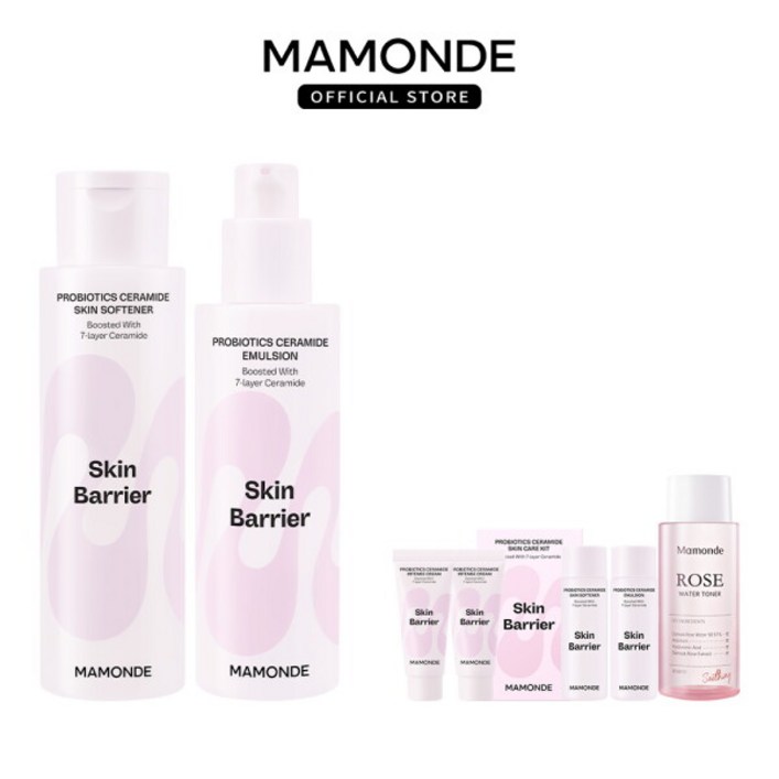 [마몽드] 프로바이오틱스 세라마이드 스킨소프너 200ml + 에멀젼 150ml