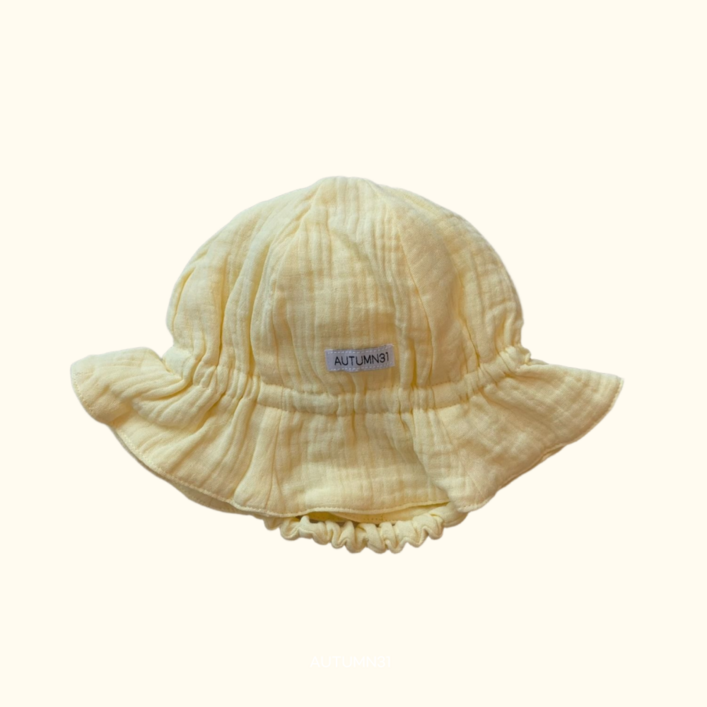 어텀31 아기 거즈햇 햇빛가리개 모자