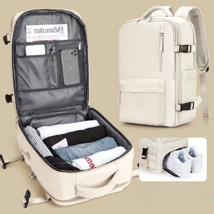 루카스 대용량 확장형 여행 출장용 직장인백팩