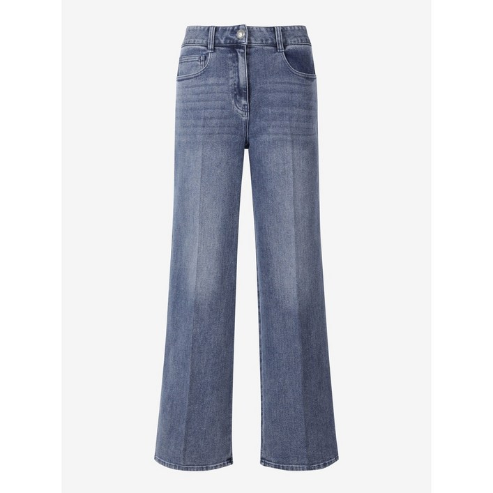 씨씨콜렉트 중계점 미드 블루 세미 와이드 데님 팬츠 E252PSA149 여성 청바지