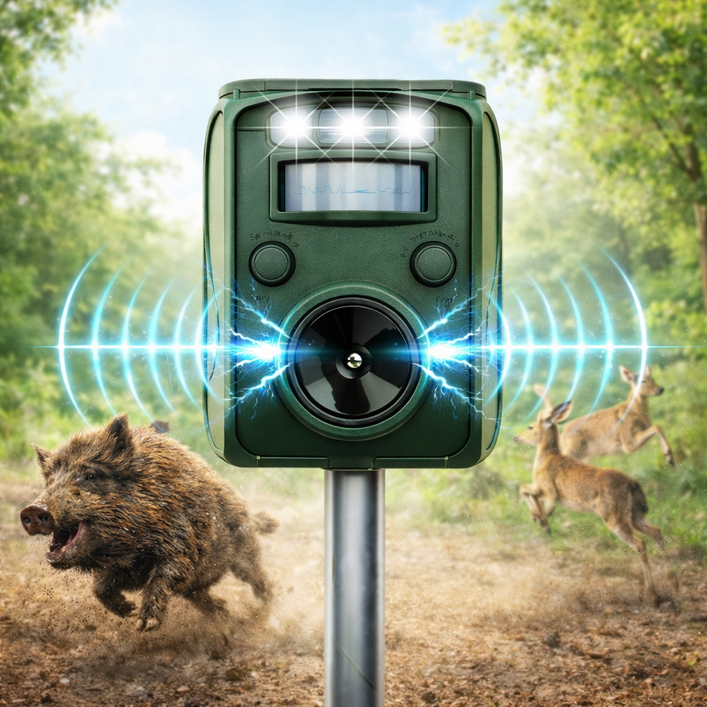 멧돼지 퇴치기 태양광 반영구 야생동물 퇴치