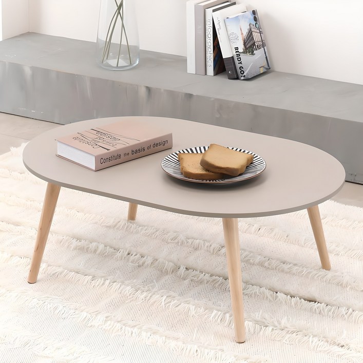 아이캔컴퍼니 국내생산 올리브 900 LPM 원목다리 리빙 테이블