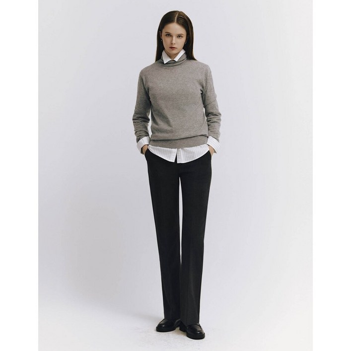 [지오다노] 여자 기모 부츠컷 슬랙스 05414916(차콜)