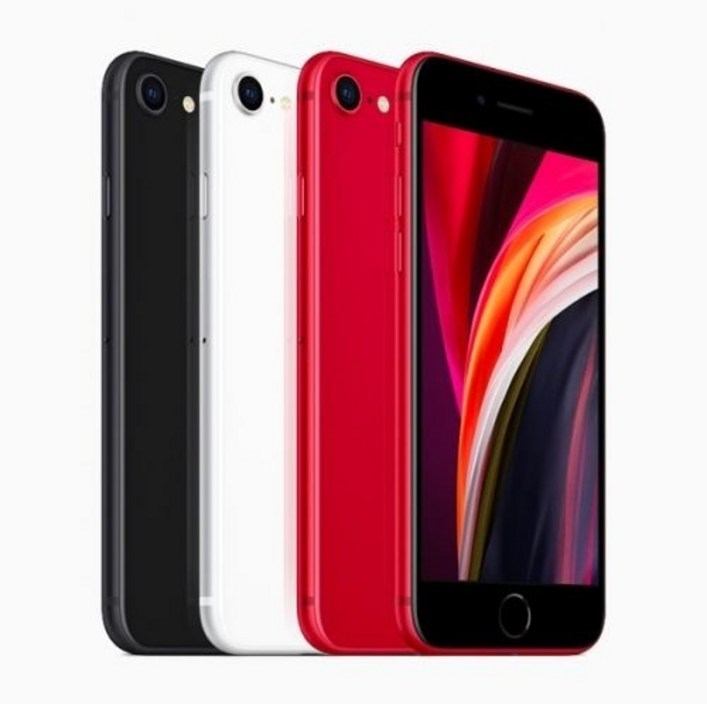 애플 아이폰 SE 2세대 64GB 공기계 중고폰 자급제폰 리퍼폰 A2296, 블랙, 64GB