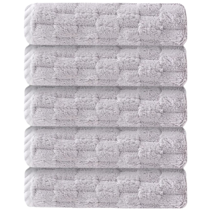 재고 정리 세일 융풍 수건 호텔수건 고급 수건 샤워타올 디자인예쁜수건 되게 부드럽다, 5개, 잿빛