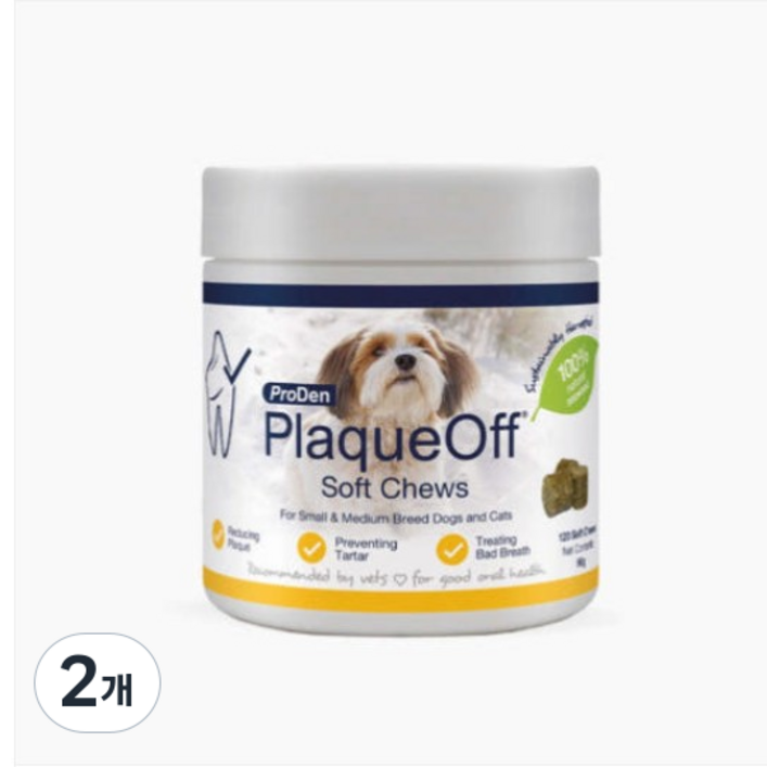 프로덴 플라그오프 소프트츄 강아지용 구강관리 치석제거