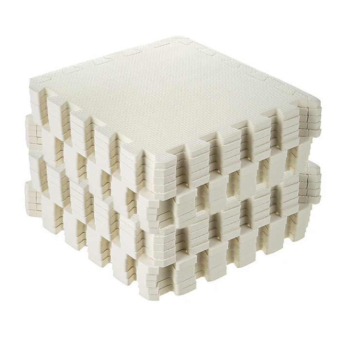 코멧 펫 반려동물 퍼즐 매트 32.5×32.5cm, 화이트, 1세트, 20개