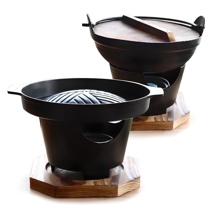 감성화로 미니  그릴  샤브냄비 3종 풀세트