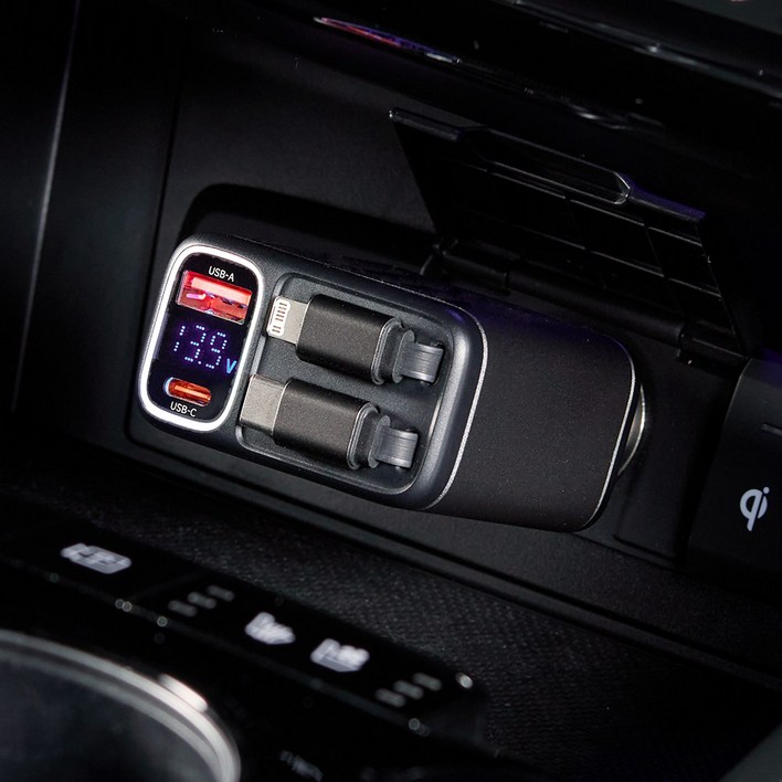 메이튼 릴킷 4인1 시거잭 충전기, MYTSD037, 그래파이트