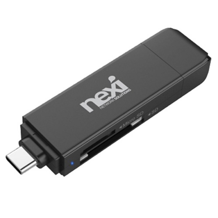 넥시 USB3.1/3.0 OTG 카드리더기 마이크로 SD 카드 NX-U3130CR NX610 20230729