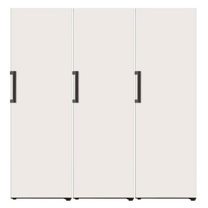 색상선택형 LG전자 오브제 321L 좌열림 컨버터블 세트 메탈 냉장고  냉동  김치냉장고 XYZ323MEF 방문설치