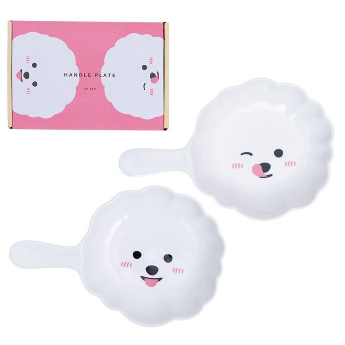 데일리라이크 핸들 플레이트 2종  패키지 박스 세트 11 비숑 프렌즈