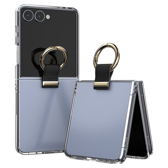 구스페리 클리어 커버 with 링 휴대폰 케이스