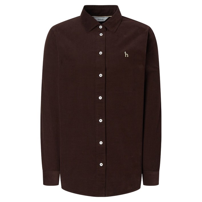 헤지스 여성용 아이코닉 코듀로이 레귤러핏 셔츠