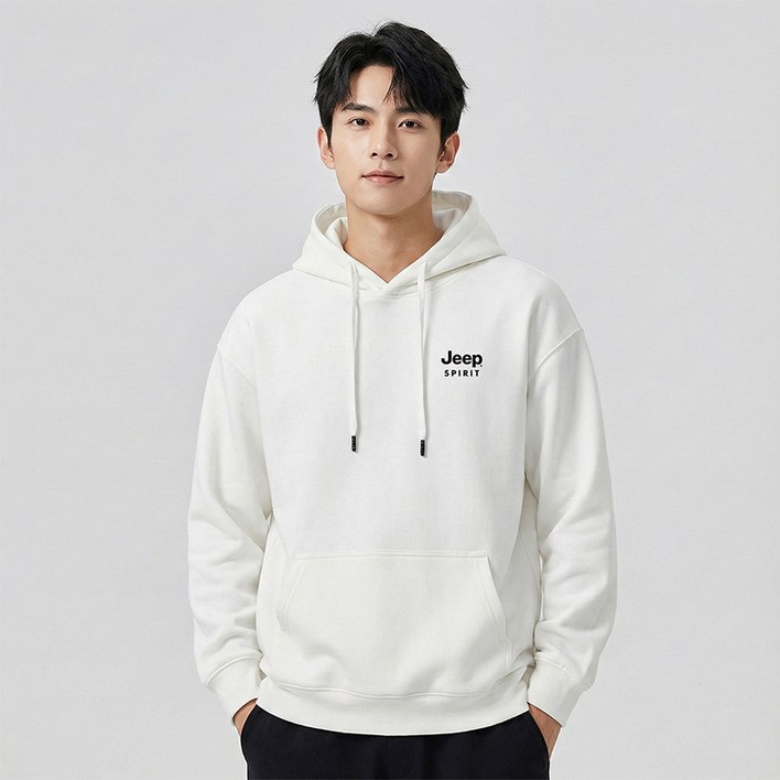 지프스피릿 남녀공용 패셔너블 빅포켓 후드티