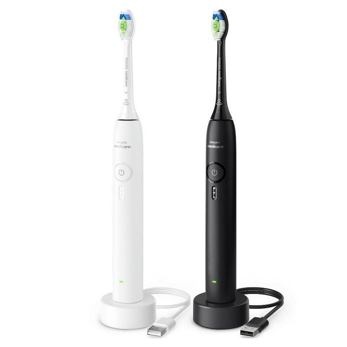 필립스 소닉케어 3100 시리즈 더블핸들 전동칫솔 2종 세트