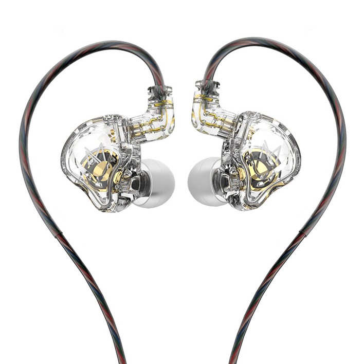 티알엔 프로급 인이어 DD 이어폰, TRNMT1, 클리어화이트