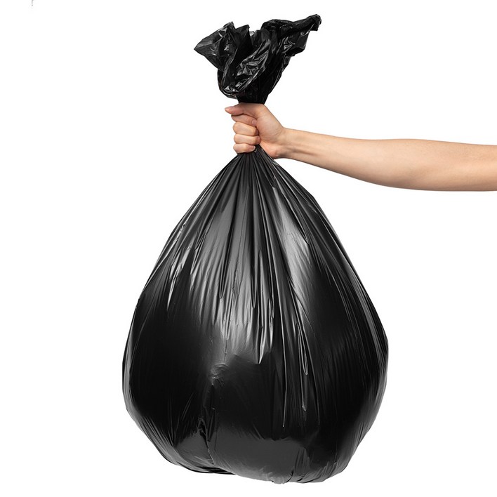 코멧 배접 쓰레기 비닐봉투, 100L, 100개, 블랙
