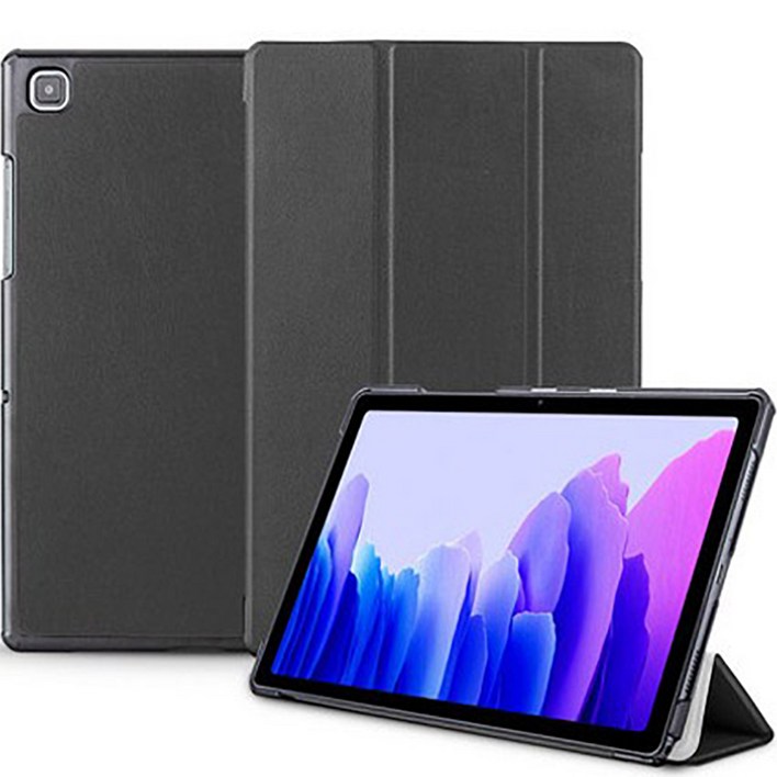 구스페리 북커버 스탠드 태블릿 PC 케이스, 블랙