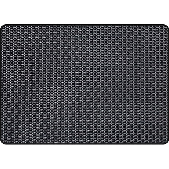 옹이네 고양이 벌집모래매트 사각엠보형, 블랙, 1개