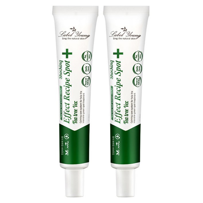 라벨영 쇼킹효과레시피 티트리 스팟, 30ml, 2개 라벨영 쇼킹효과레시피 티트리 스팟, 30ml, 2개