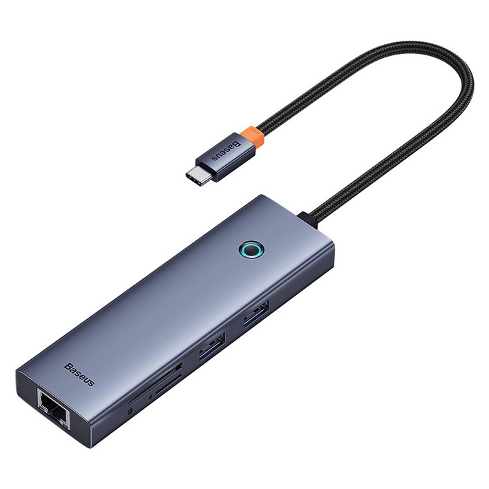베이스어스 7in1 C타입 PD 100W HDMI 4K 스마트 미러링 원터치스크린 멀티허브 BSOH112 베이스어스 7in1 C타입 PD 100W HDMI 4K 스마트 미러링 원터치스크린 멀티허브 BSOH112