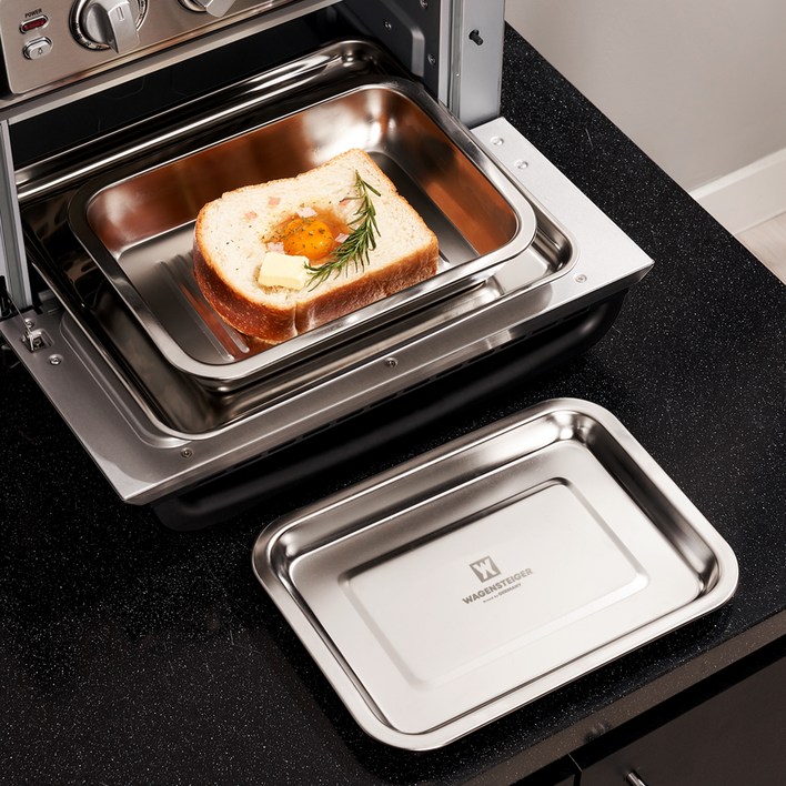 바겐슈타이거 연마제 없는 웨이브 오븐 스텐 사각트레이