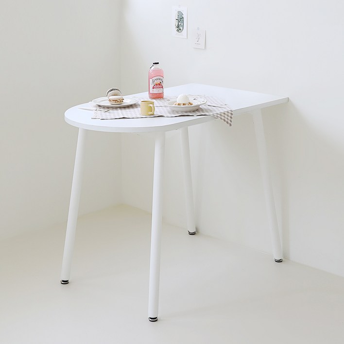 샤바스 스칸디나 코지 반타원 식탁