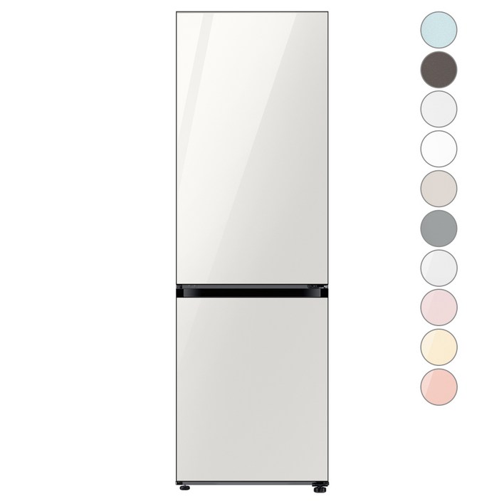 [색상선택형] 삼성전자 비스포크 2도어 키친핏 냉장고 333L 방문설치 비스포크냉장고
