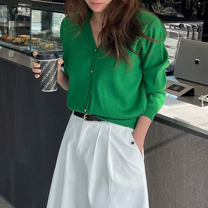 난닝구닷컴 여성용 파솔브 브이넥 가디건