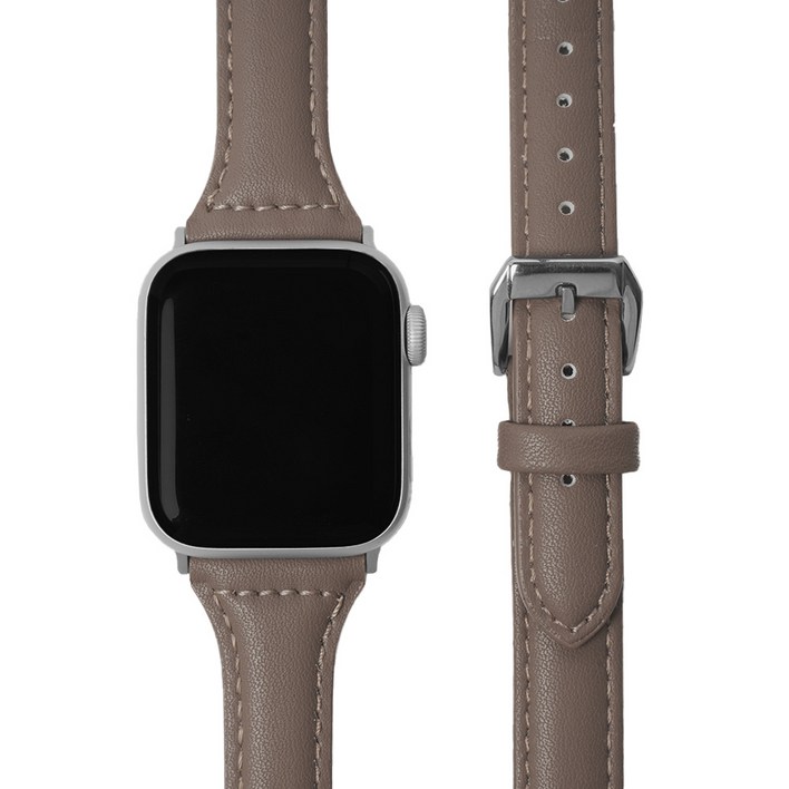 티엑스엘엑스 애플워치 호환 슬림 볼륨 가죽 스트랩