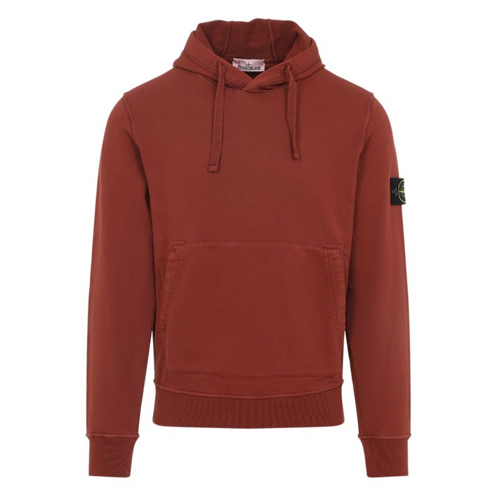 스톤 아일랜드 로고 디테일 후디