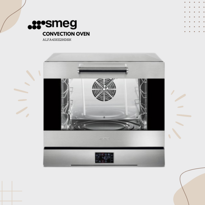 NEW 프로 터치 스메그 오븐 ALFA43XE2HDSK. 컨벡션 디지털 4단 오븐