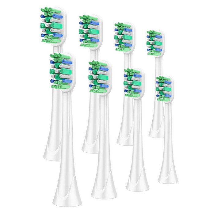 필립스 소닉케어 호환 전동 칫솔모 리필모, 2세트, 고급형 칫솔모 4개