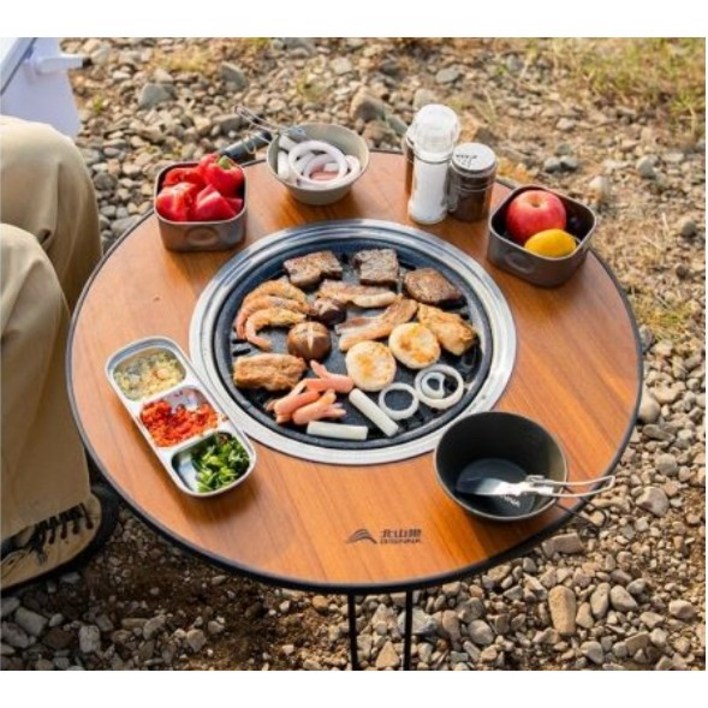 당일발송 화로대 캠핑 바베큐 화롯대 접이식 원형 야외 테이블