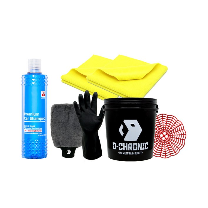 바인더 프리미엄 카샴푸 500ml 중성 세차샴푸 차샴푸 + 타월