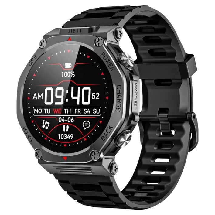 FDUCE 통화가능 GPS 블루투스 스마트 워치 ST1, 한글판